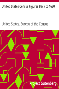 United States Census Figures Back to 1630