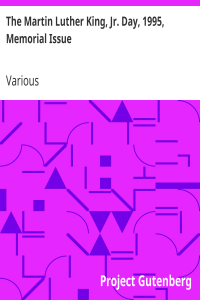 The Martin Luther King, Jr. Day, 1995, Memorial Issue