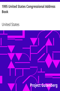 1995 United States Congressional Address Book