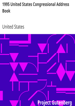 1995 United States Congressional Address Book