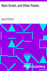 Main Street, and Other Poems