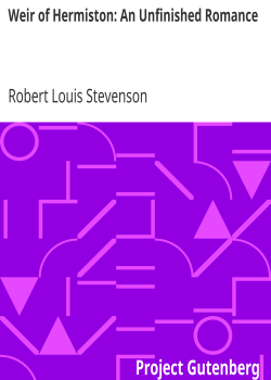 Weir of Hermiston: An Unfinished Romance