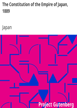 The Constitution of the Empire of Japan, 1889