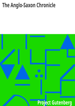 The Anglo-Saxon Chronicle