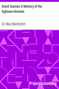 Enoch Soames: A Memory of the Eighteen-Nineties