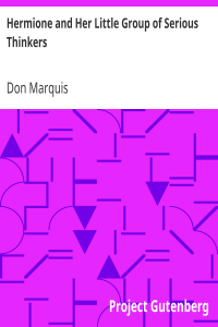 Hermione and Her Little Group of Serious Thinkers