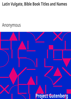 Latin Vulgate, Bible Book Titles and Names