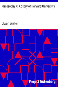 Philosophy 4: A Story of Harvard University