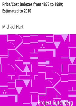 Price/Cost Indexes from 1875 to 1989; Estimated to 2010
