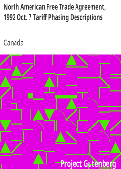 North American Free Trade Agreement, 1992 Oct. 7 Tariff Phasing Descriptions