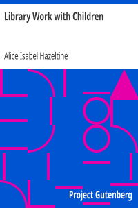 Library Work with Children