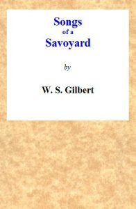 Songs of a Savoyard