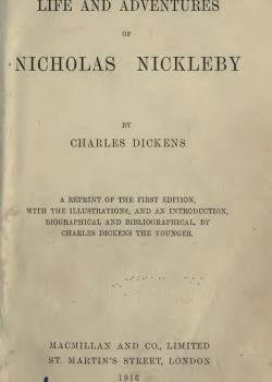 Nicholas Nickleby